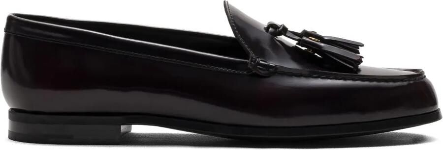Church's Priscilla leren loafers verfraaid met kwastje Zwart