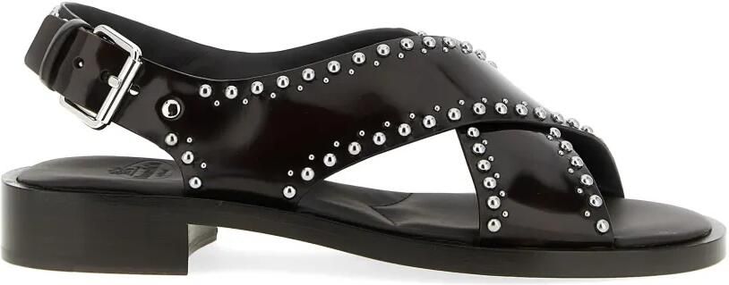 Church's Remi leren sandalen Zwart