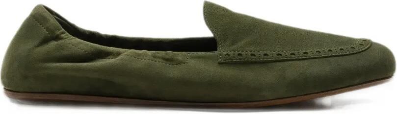 Church's Rika perforated suede loafers Groen