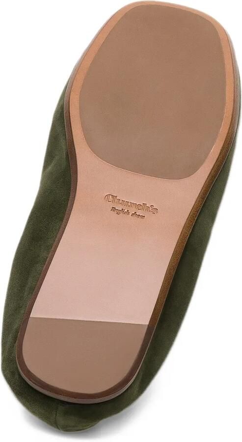 Church's Rika perforated suede loafers Groen - Foto 3