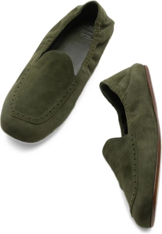 Church's Rika perforated suede loafers Groen - Foto 4