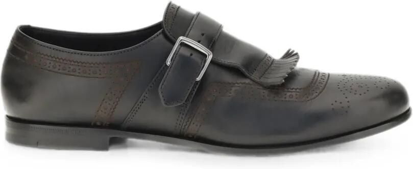 Church's Shanghai loafers met gesp Zwart