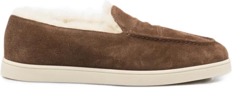 Church's shearling-lined suede loafers Bruin