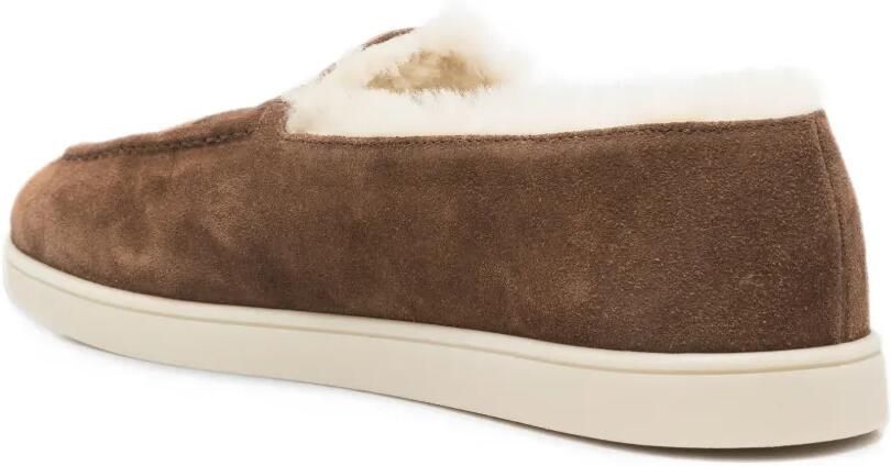 Church's shearling-lined suede loafers Bruin - Foto 2