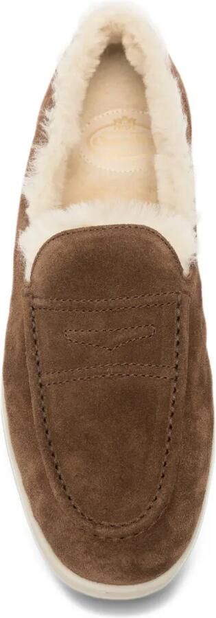 Church's shearling-lined suede loafers Bruin - Foto 4