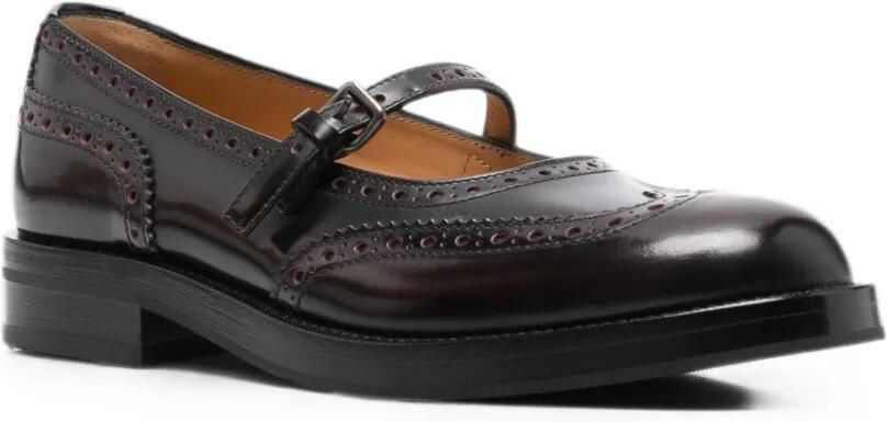 Church's Sheila loafers met brogue-detail en gespsluiting Rood - Foto 2