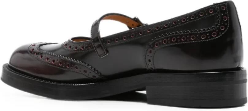 Church's Sheila loafers met brogue-detail en gespsluiting Rood - Foto 3