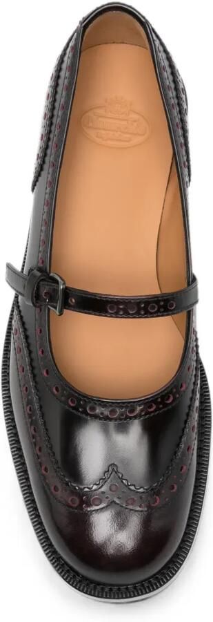 Church's Sheila loafers met brogue-detail en gespsluiting Rood - Foto 4