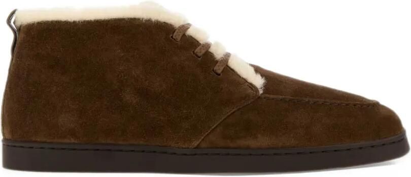 Church's Shetland shearling-trim desert boots Bruin