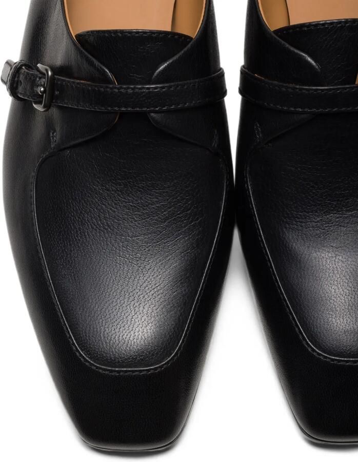 Church's Sienna geborstelde geitenleren loafers met gespbandje Zwart - Foto 2