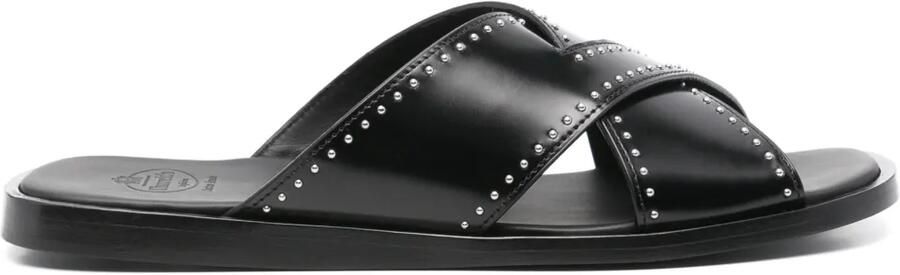 Church's Slippers verfraaid met studs Zwart