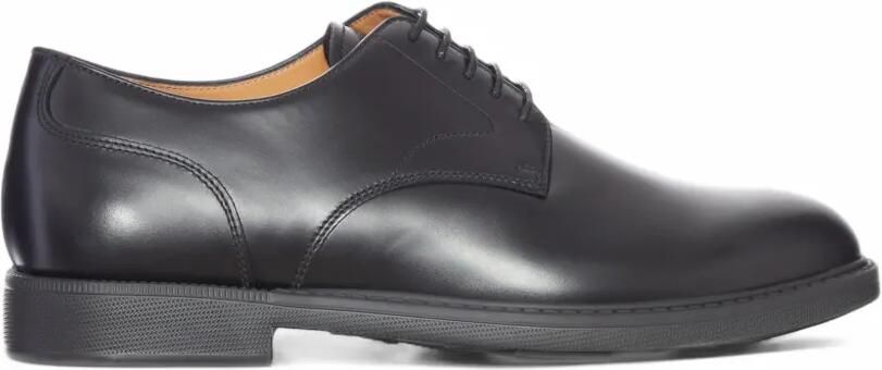 Church's smooth leather derby shoes Zwart