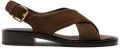 Church's Sondra suède sandalen met gekruiste bandjes Bruin - Bruin
