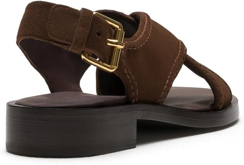 Church's Sondra suède sandalen met gekruiste bandjes Bruin - Foto 3