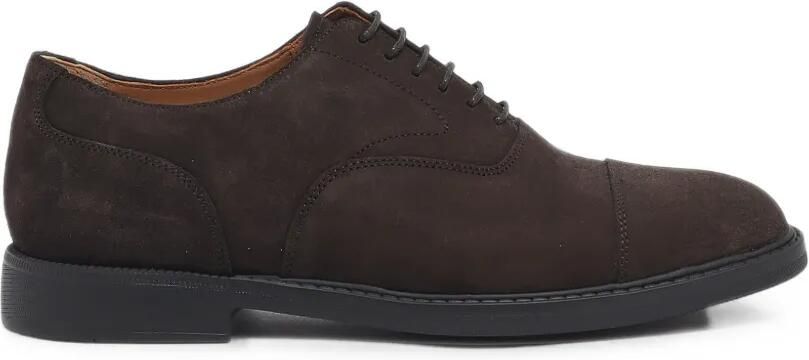 Church's Suède Oxford schoenen met bewerkte neus Bruin