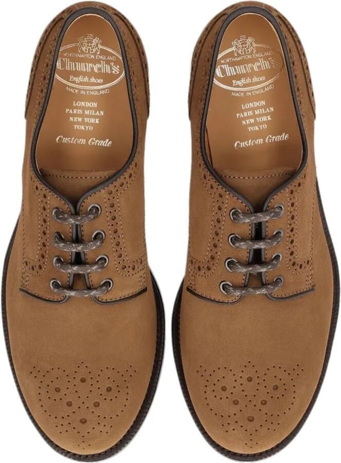 Church's Suède derby schoenen Bruin - Foto 3
