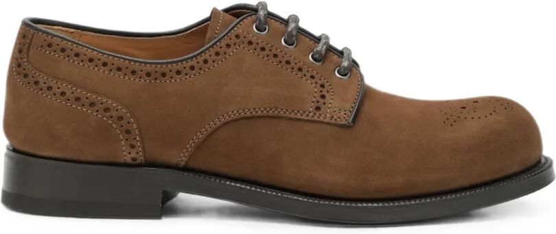 Church's Suède derby schoenen met brogue-details Bruin