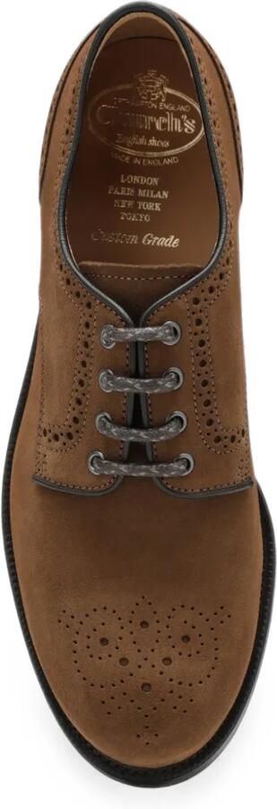 Church's Suède derby schoenen met brogue-details Bruin - Foto 4