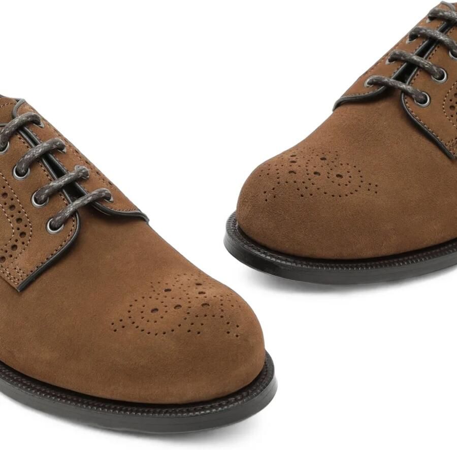 Church's Suède derby schoenen met brogue-details Bruin - Foto 2