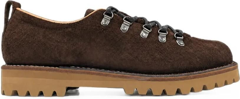 Church's Suède derby schoenen met geribbelde zool Bruin