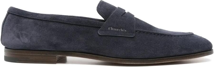 Church's Suède loafers Blauw