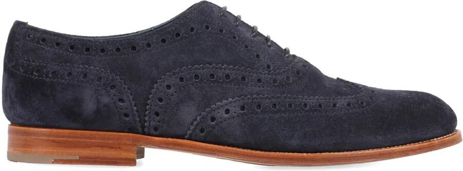Church's Suède veterschoenen Blauw