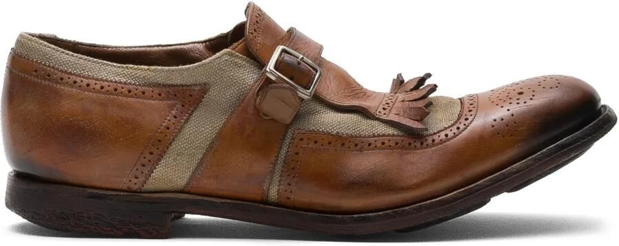 Church's x 150th anniversary Shanghai leren gespschoenen Bruin