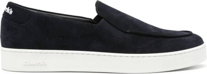 Church's Longton 2 suède loafers Blauw