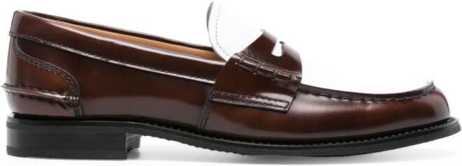 Church's Pembrey W5 leren loafers Bruin