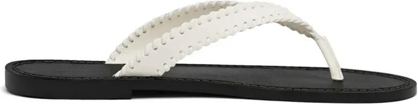 Cinq A Sept Jessica leren sandalen Wit