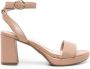 Clarks AmbyrLyn Bay leren sandalen Beige - Thumbnail 1