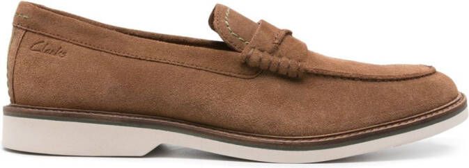 Clarks Atticus LTS suède loafers Bruin