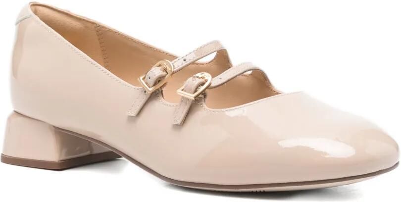 Clarks 30 mm Daiss pumps met blokhak en gesp Beige