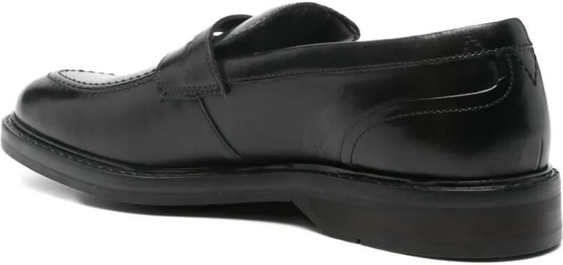 Clarks Aldwin loafers met penny bandje Zwart - Foto 4