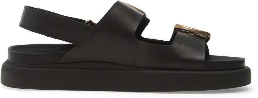 Clarks Aristella Bay sandalen met gespsluiting Zwart
