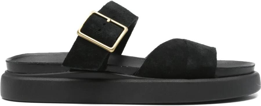 Clarks Aristella sandalen met plateauzool en gesp Zwart - Foto 3