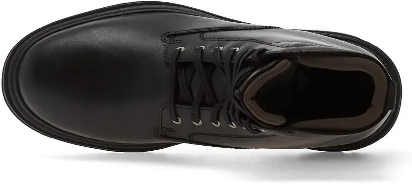 Clarks Badbury Hi Waterproof leren enkellaarzen met veters Zwart - Foto 4