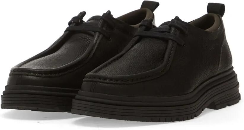 Clarks Badbury Seam loafers van bewerkt leer Zwart - Foto 3