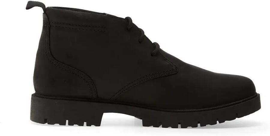 Clarks Berhill MidGTX leren enkellaarzen met veters Zwart