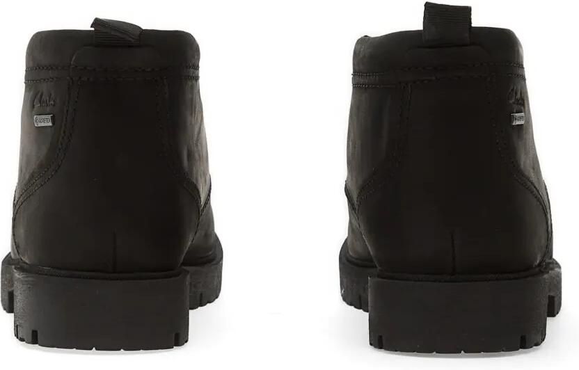 Clarks Berhill MidGTX leren enkellaarzen met veters Zwart - Foto 2