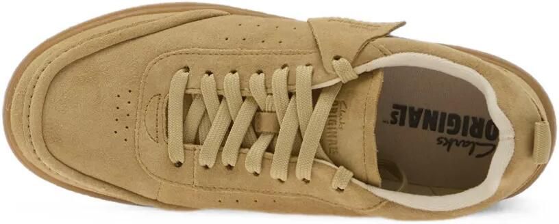 Clarks Boxbee Lace suède sneakers Beige