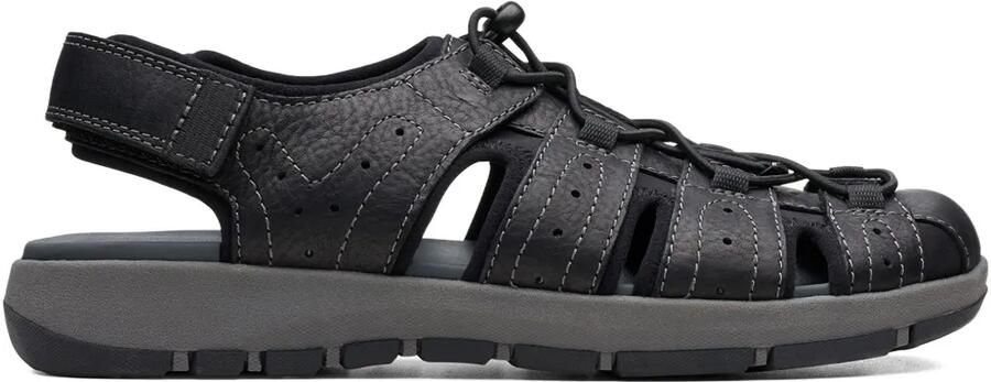 Clarks Brixby Cove "Black" sandalen Zwart