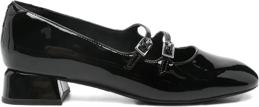 Clarks Daiss lakleren 30mm pumps met gesp Zwart