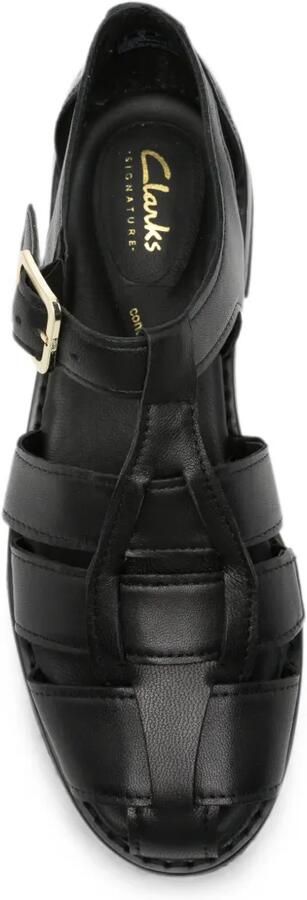 Clarks Hana Sun gekooide sandalen met gespsluiting Zwart - Foto 4