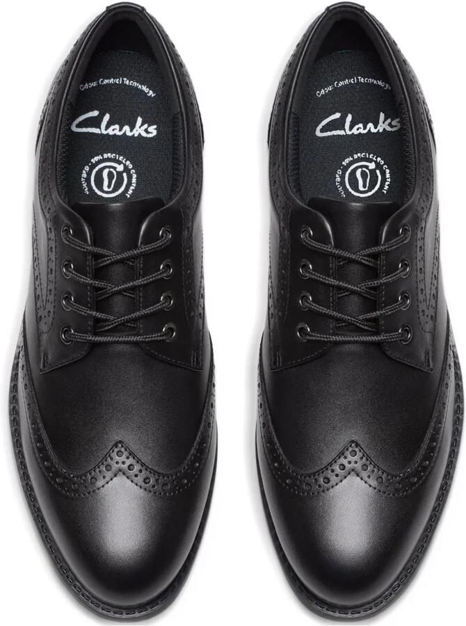 Clarks Kids Brogues veterschoenen Zwart - Foto 2