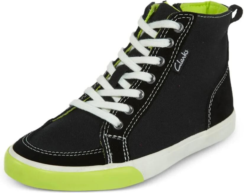 Clarks Kids Club Pop high-top sneakers Zwart