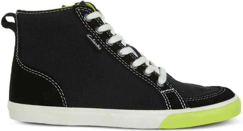 Clarks Kids Club Pop high-top sneakers Zwart - Foto 2