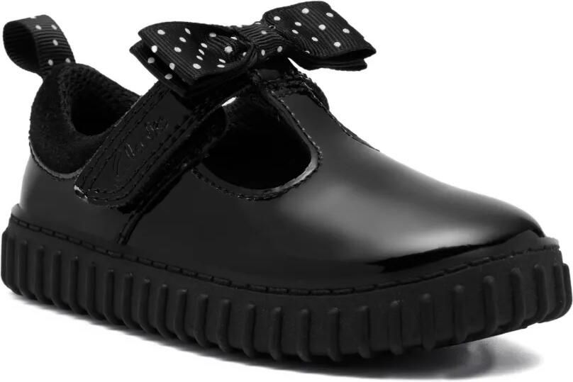 Clarks Kids Cove Bow ballerina's Zwart