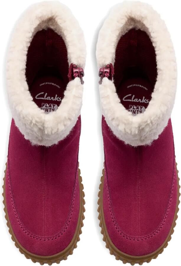 Clarks Kids Cove Snug suède laarzen Roze - Foto 4