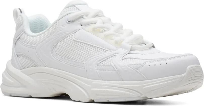 Clarks Kids Crafton Move sneakers met vlakken Wit